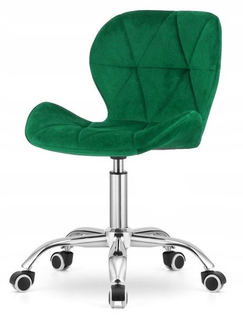 Lugano Krzesło obrotowe VASTO OFFICE VELVET GREEN