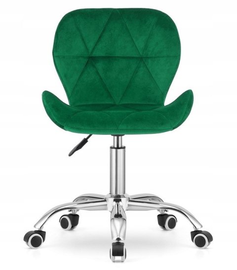 Lugano Krzesło obrotowe VASTO OFFICE VELVET GREEN