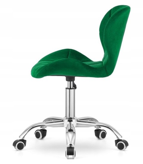 Lugano Krzesło obrotowe VASTO OFFICE VELVET GREEN