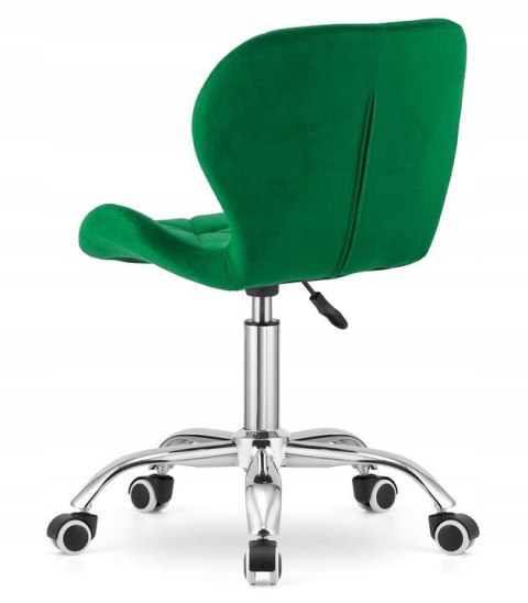 Lugano Krzesło obrotowe VASTO OFFICE VELVET GREEN