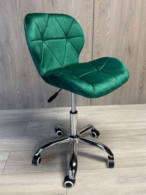 Lugano Krzesło obrotowe VASTO OFFICE VELVET GREEN