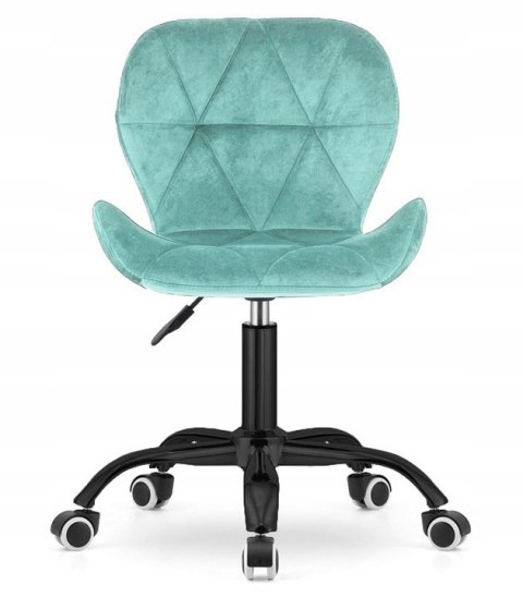 Lugano Krzesło obrotowe VASTO OFFICE VELVET MINT SMOKE