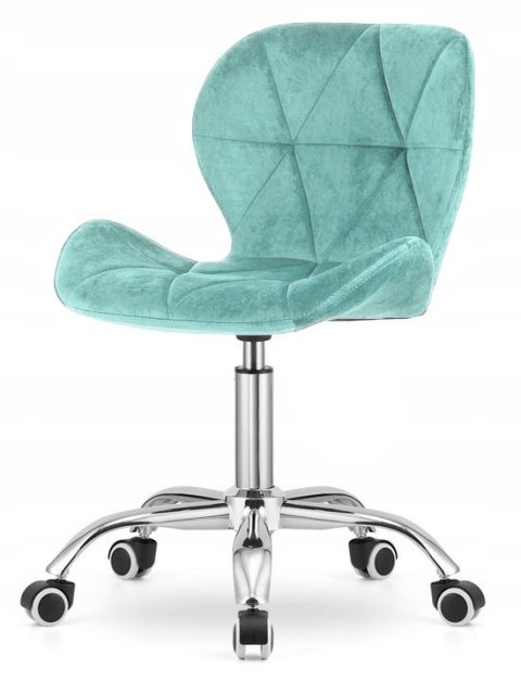 Lugano Krzesło obrotowe VASTO OFFICE VELVET MINT