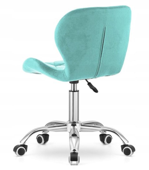 Lugano Krzesło obrotowe VASTO OFFICE VELVET MINT