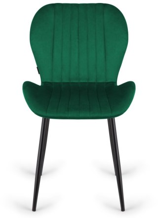 Lugano Krzesło tapicerowane MONTI VELVET GREEN
