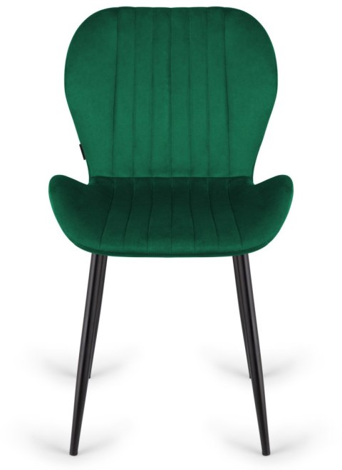 Lugano Krzesło tapicerowane MONTI VELVET GREEN