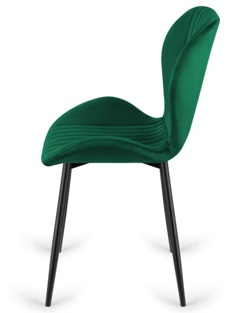 Lugano Krzesło tapicerowane MONTI VELVET GREEN