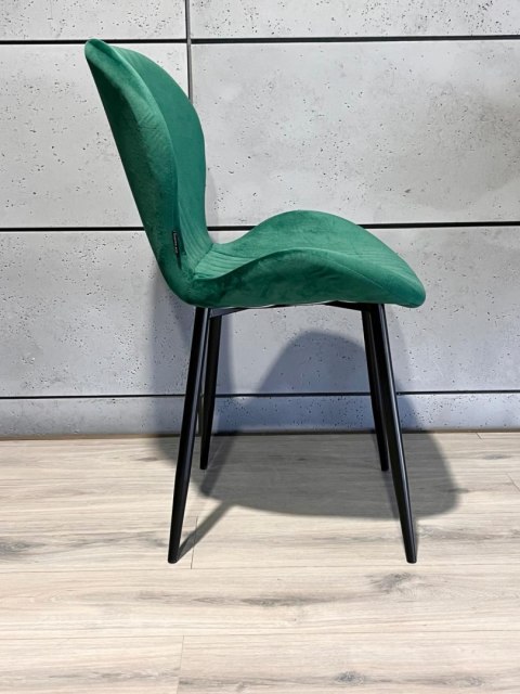 Lugano Krzesło tapicerowane MONTI VELVET GREEN