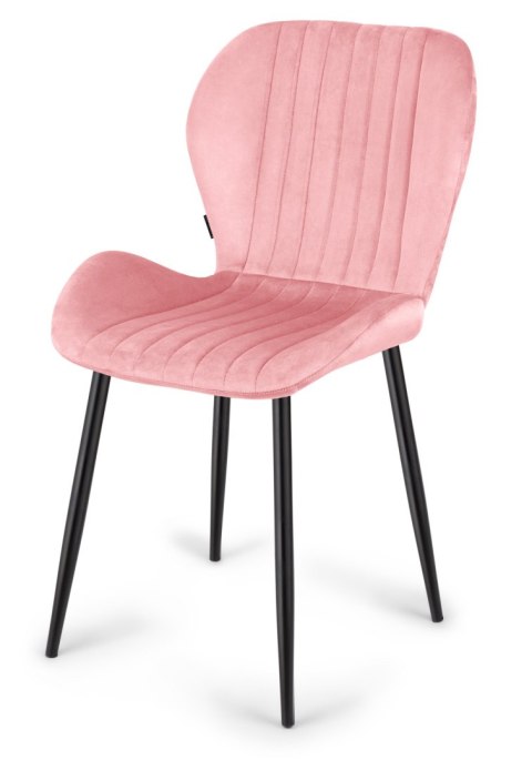 Lugano Krzesło tapicerowane MONTI VELVET PINK