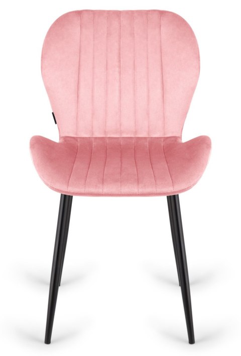 Lugano Krzesło tapicerowane MONTI VELVET PINK