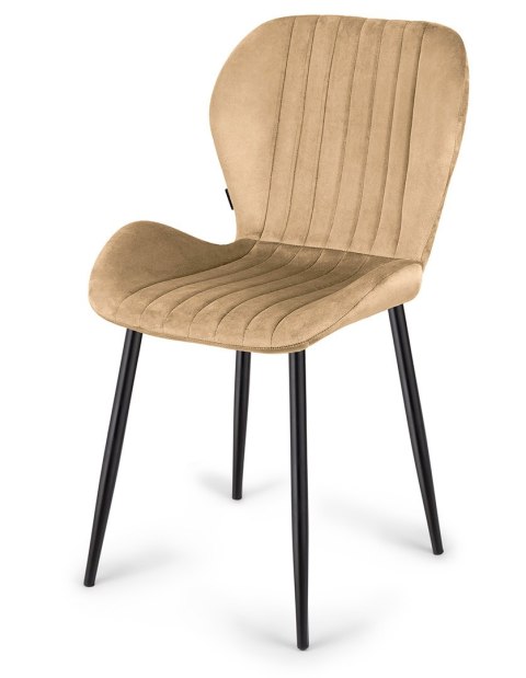Lugano Krzesło tapicerowane MONTI VELVET SAND
