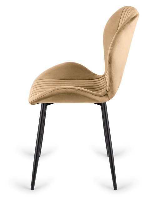 Lugano Krzesło tapicerowane MONTI VELVET SAND