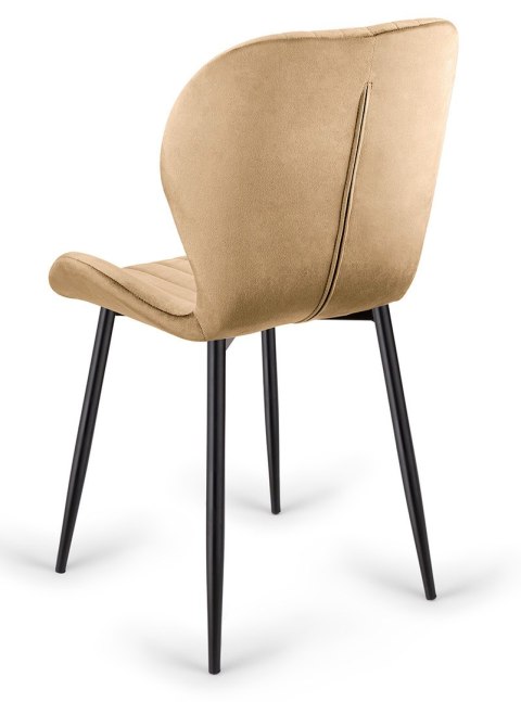 Lugano Krzesło tapicerowane MONTI VELVET SAND
