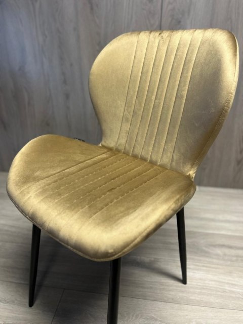 Lugano Krzesło tapicerowane MONTI VELVET SAND