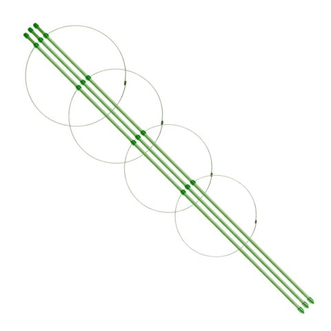 Podpora pierscieniowa do roslin 125 cm