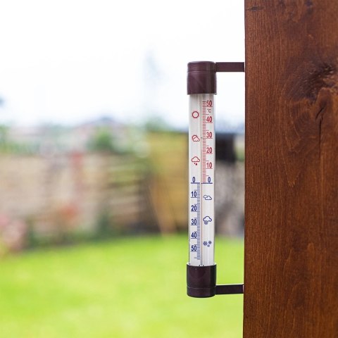 Termometr zewnętrzny brązowy (020507)