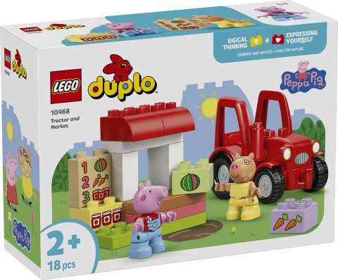 10468 | Świnka Peppa: Ciągnik i rynek LEGO