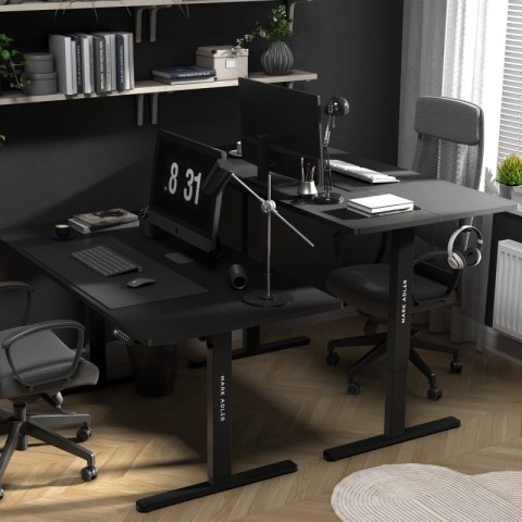 Biurko elektryczne Leader 7.6 Black 160 cm