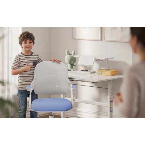 Fotel do biurka dla dziecka Junior 4.3 Blue-grey