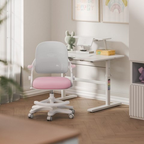 Fotel do biurka dla dziecka Junior 4.3 Pink-grey