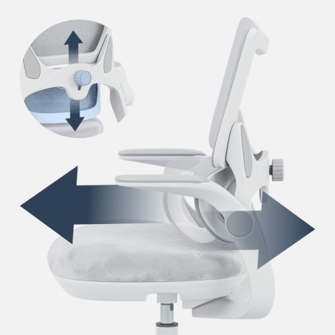 Fotel do biurka dla dziecka Junior 5.7 Grey