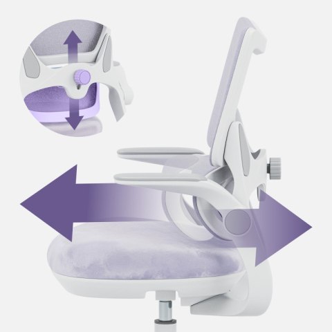 Fotel do biurka dla dziecka Junior 5.7 Purple