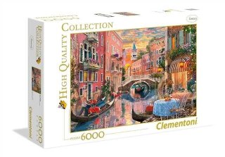 Zachód słońca nad Wenecją | Puzzle 6000 el. | Clementoni Clementoni