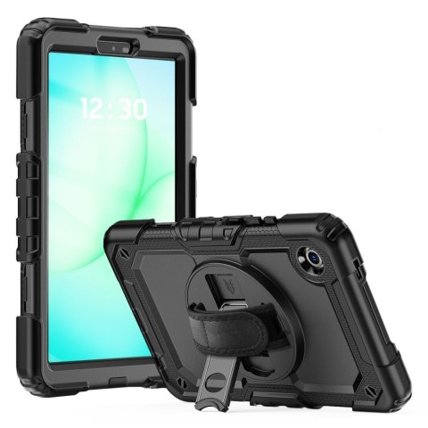 Etui z podstawką na Samsung Galaxy Tab A9 / A11 8.7 X110 / X115 / X133 / X135 Solid - czarne