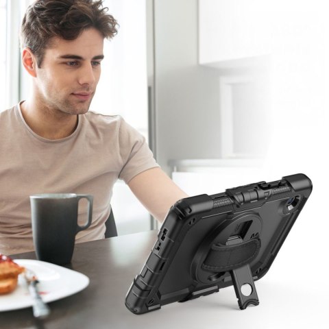 Etui z podstawką na Samsung Galaxy Tab A9 / A11 8.7 X110 / X115 / X133 / X135 Solid - czarne