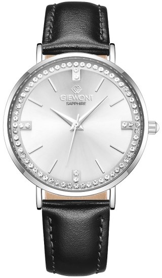 Giewont Zegarek Damski Giewont Sapphire Srebrny GW5390-A1