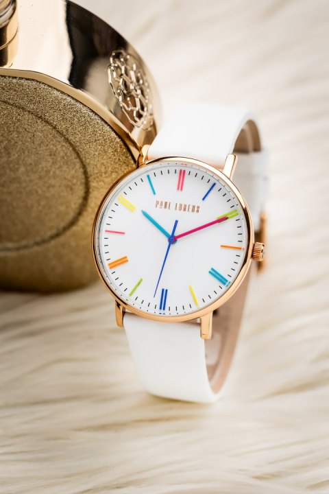 Paul Lorens ZEGAREK DAMSKI PAUL LORENS 41mm PL12600A2-3C3 (zg586b) + BOX