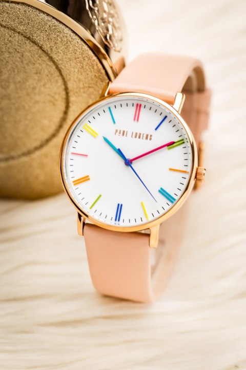 Paul Lorens ZEGAREK DAMSKI PAUL LORENS 41mm PL12600A2-3E3 (zg586d) + BOX