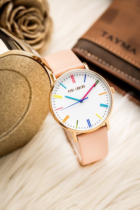 Paul Lorens ZEGAREK DAMSKI PAUL LORENS 41mm PL12600A2-3E3 (zg586d) + BOX