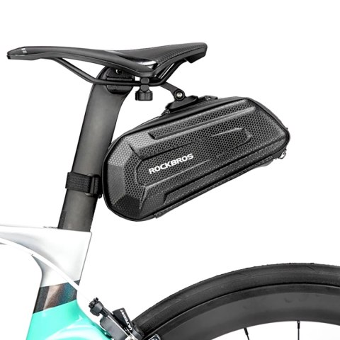 Torba rowerowa mocowana pod siodełko na zaczep szybkozłączke 1.8l - czarna