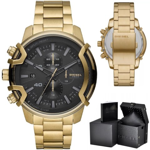 Diesel ZEGAREK MĘSKI DIESEL Griffed Chronograph DZ4522 + BOX