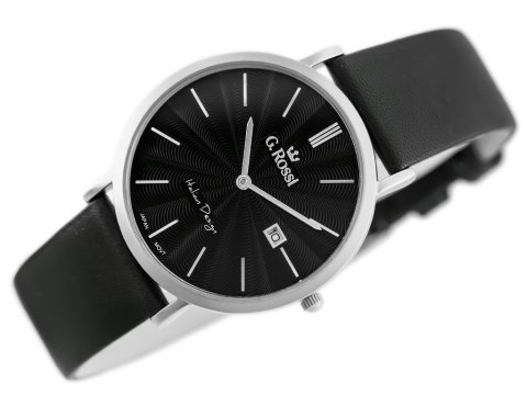 G. Rossi ZEGAREK MĘSKI G. ROSSI - 10853A - SLIM (zg184c) + BOX