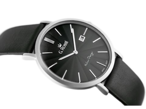 G. Rossi ZEGAREK MĘSKI G. ROSSI - 10853A - SLIM (zg184c) + BOX