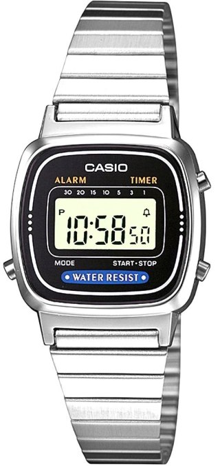 CASIO Zegarek Damski CASIO LA670WA-1DF + BOX