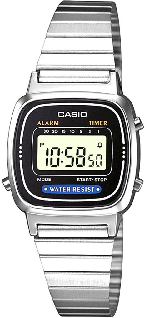 CASIO Zegarek Damski CASIO LA670WA-1DF + BOX