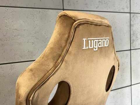 Lugano .Fotel obrotowy do biurka CARRERA M ALCANTARA BEIGE