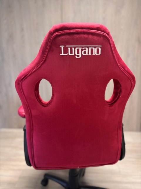 Lugano Fotel obrotowy do biurka CARRERA M ALCANTARA BURGUNDY