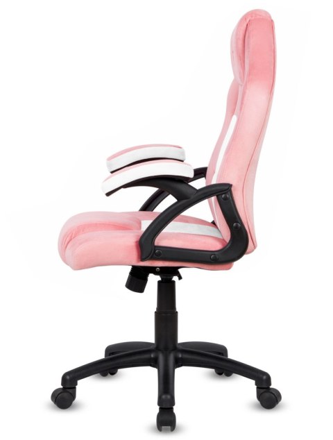 Lugano Fotel obrotowy do biurka CARRERA M ALCANTARA PINK FROST