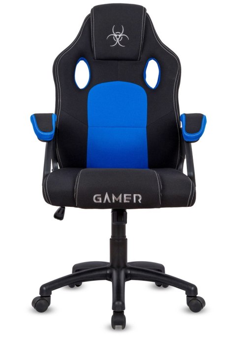 Lugano Fotel obrotowy do biurka CARRERA M BLUE FABRIC