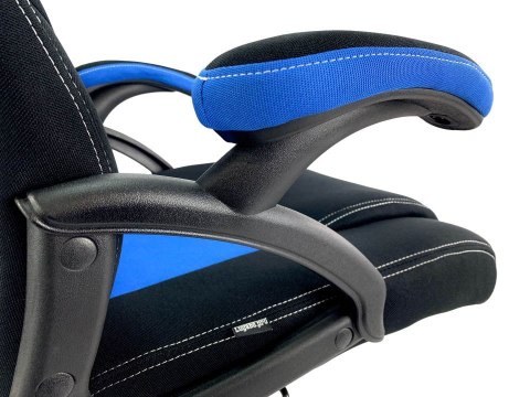 Lugano Fotel obrotowy do biurka CARRERA M BLUE FABRIC