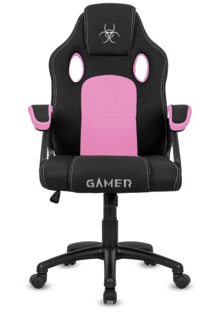 Lugano Fotel obrotowy do biurka CARRERA M PINK FABRIC