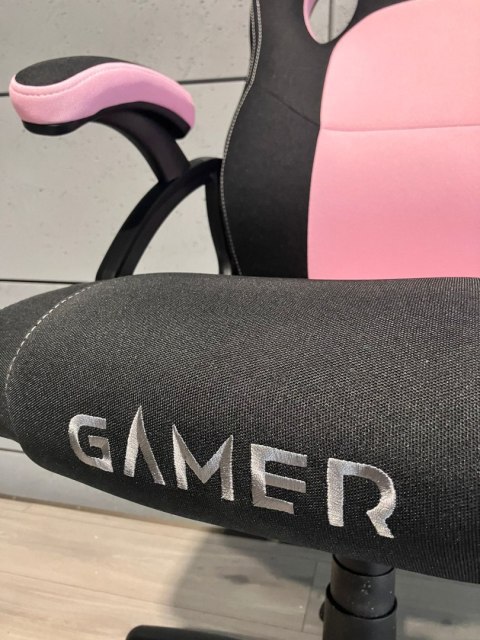 Lugano Fotel obrotowy do biurka CARRERA M PINK FABRIC