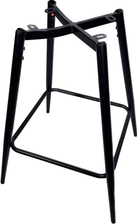 Lugano Krzesło barowe AVA GREY VELVET hoker BAR