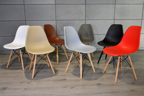 Lugano Krzesło skandynawskie IMPERIA BEIGE OUTLET