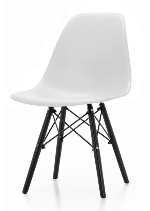 Lugano Krzesło skandynawskie IMPERIA BIANCO SMOKE OUTLET