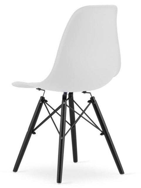 Lugano Krzesło skandynawskie IMPERIA BIANCO SMOKE OUTLET